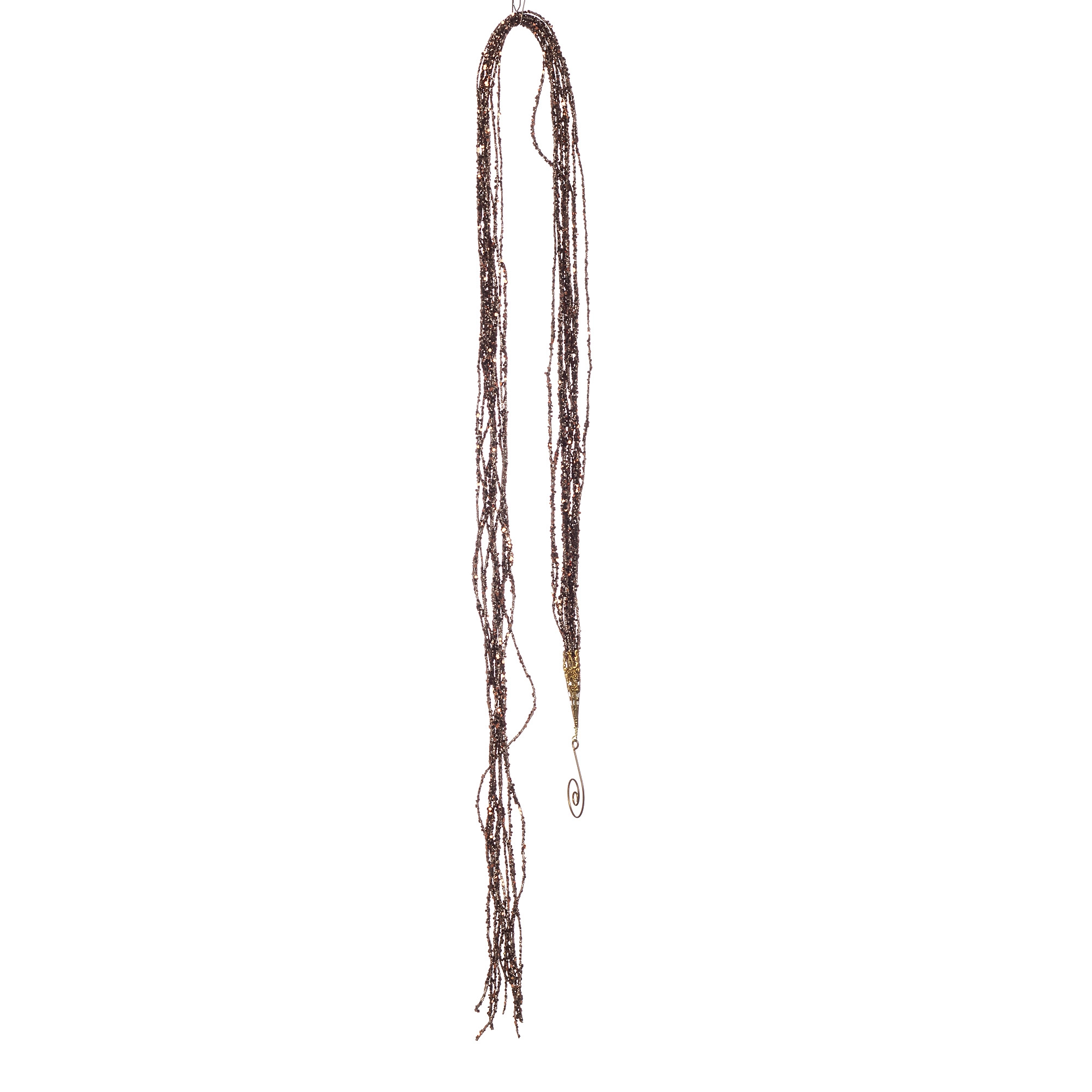 Haste Pendente Glitter Cobre 96x12cm 42955vm Bela Flor