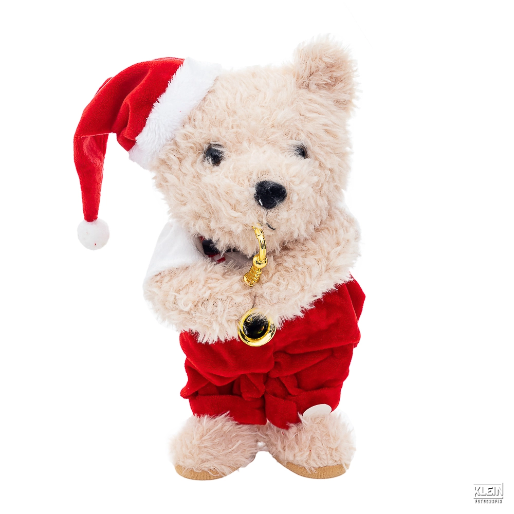 Urso Pelucia Saxofone Canta E Danca 30cm 36322 Bela Flor