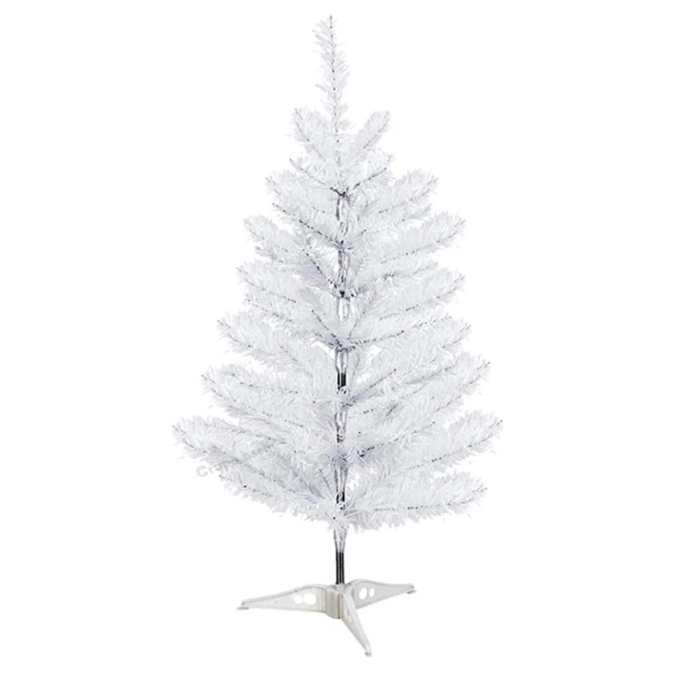 Arvore Natal Branca Gelo 80 Galhos 90cm 33597 Bela Flor