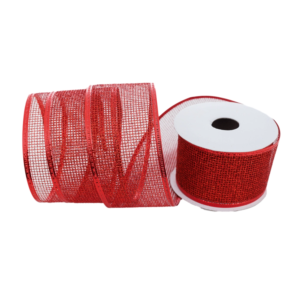Fita Aramada Natalina Vermelho 5cmx2.7m 30629w Bela Flor