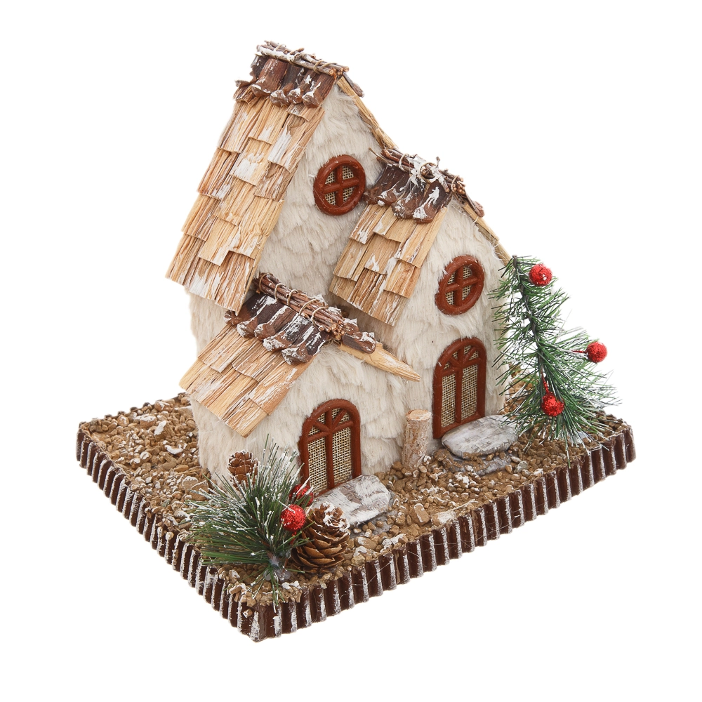 Casinha Rustica 31x23cm Ta234093c Bela Flor