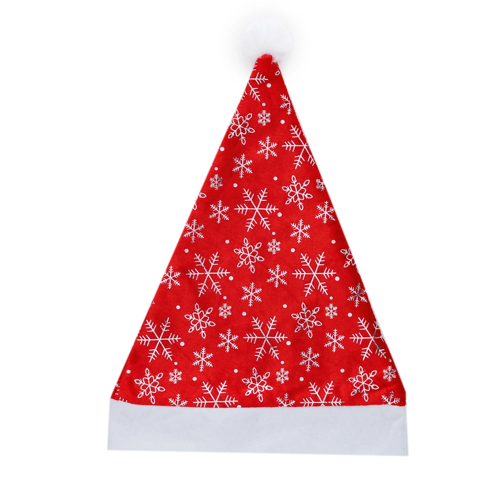 Gorro Papai Noel Vermelho Decorado 30x40cm 33035 Bela Flor
