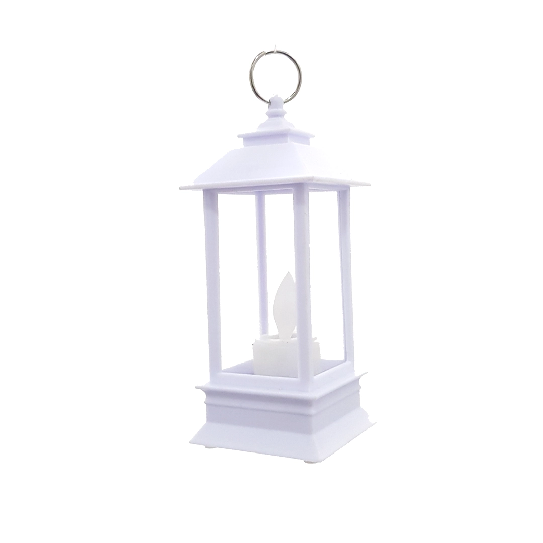 Enfeite Lanterna De Vela Luz 5.3x5.3x12.5cm 31359 Bela Flor