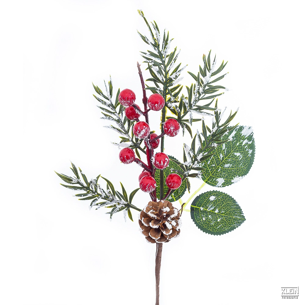 Pick Berry Pinha Nevado 25cm 34888 Bela Flor