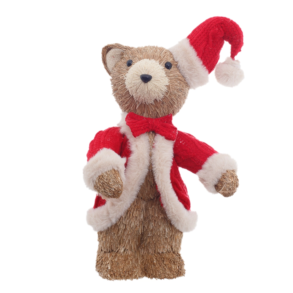Urso Vestido De Noel 42x22cm Cl234051b Bela Flor