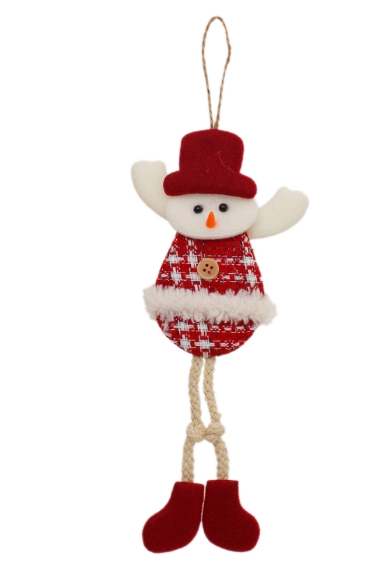 Enfeite Pendurar Boneco De Neve 11x24cm 30112b Bela Flor