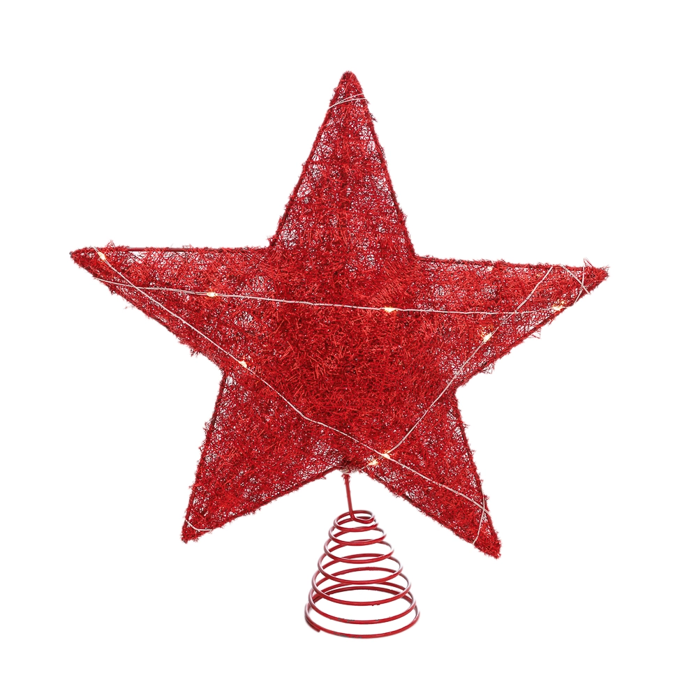 Ponteira Estrela Com Glitter 30cm 35345 Bela Flor