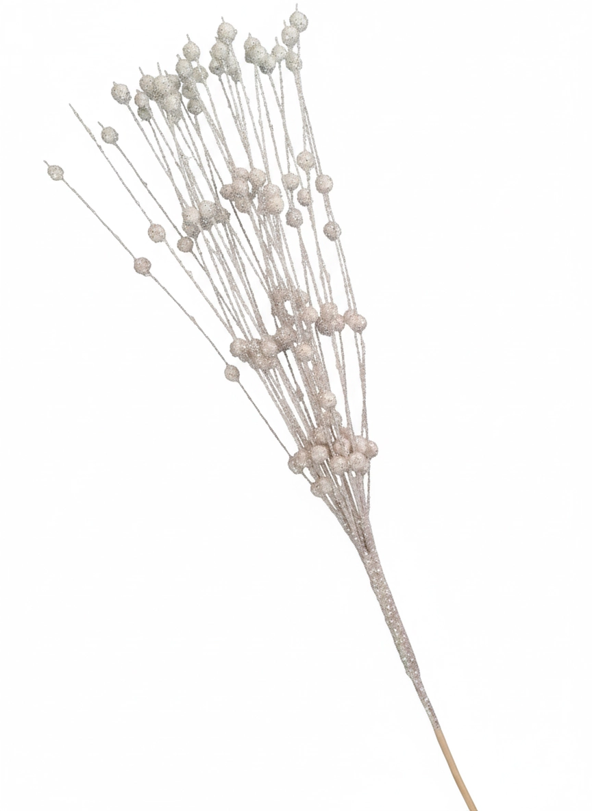 Haste Decor Bolinhas Prata 63cm Bela Flor