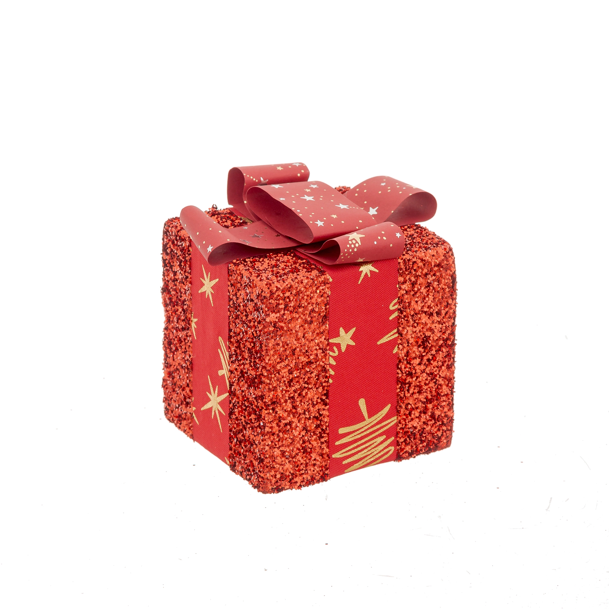 Enfeite Presente Vermelho 10cm 60090 Bela Flor