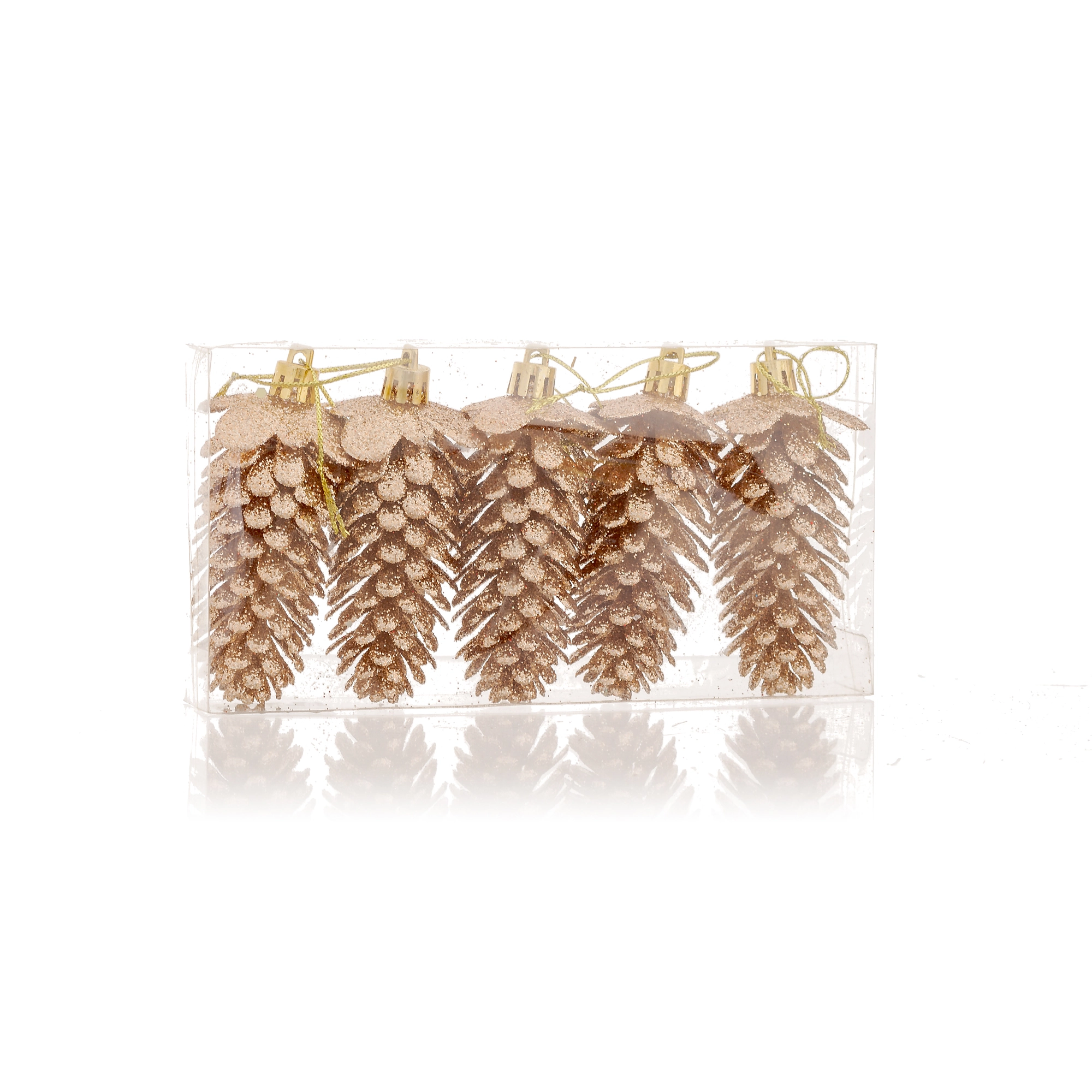 Enfeite Pendurar Pinhas 5un 60571mix Bela Flor