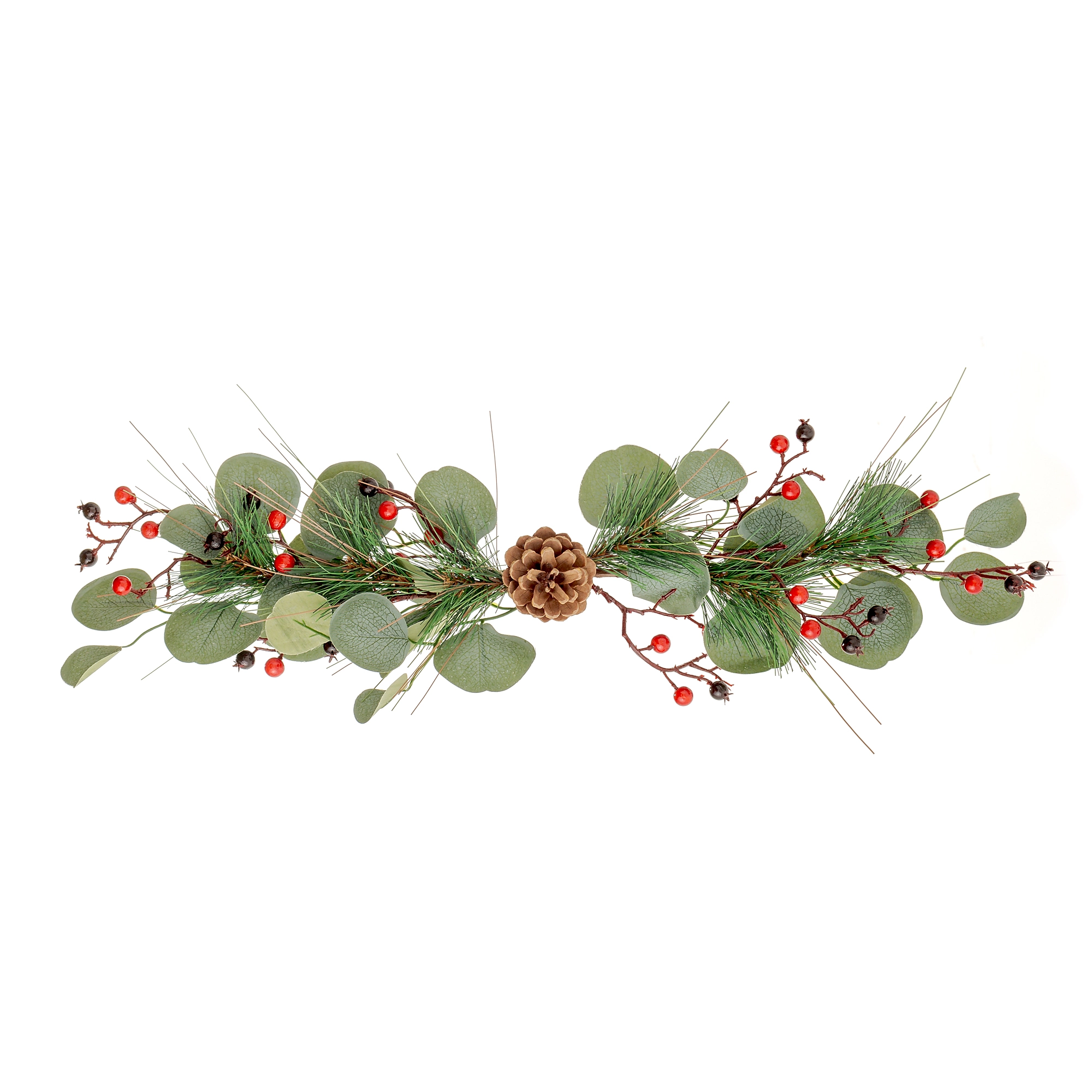 Haste Eucalipto Berry Pinha 56cm 90101 Bela Flor
