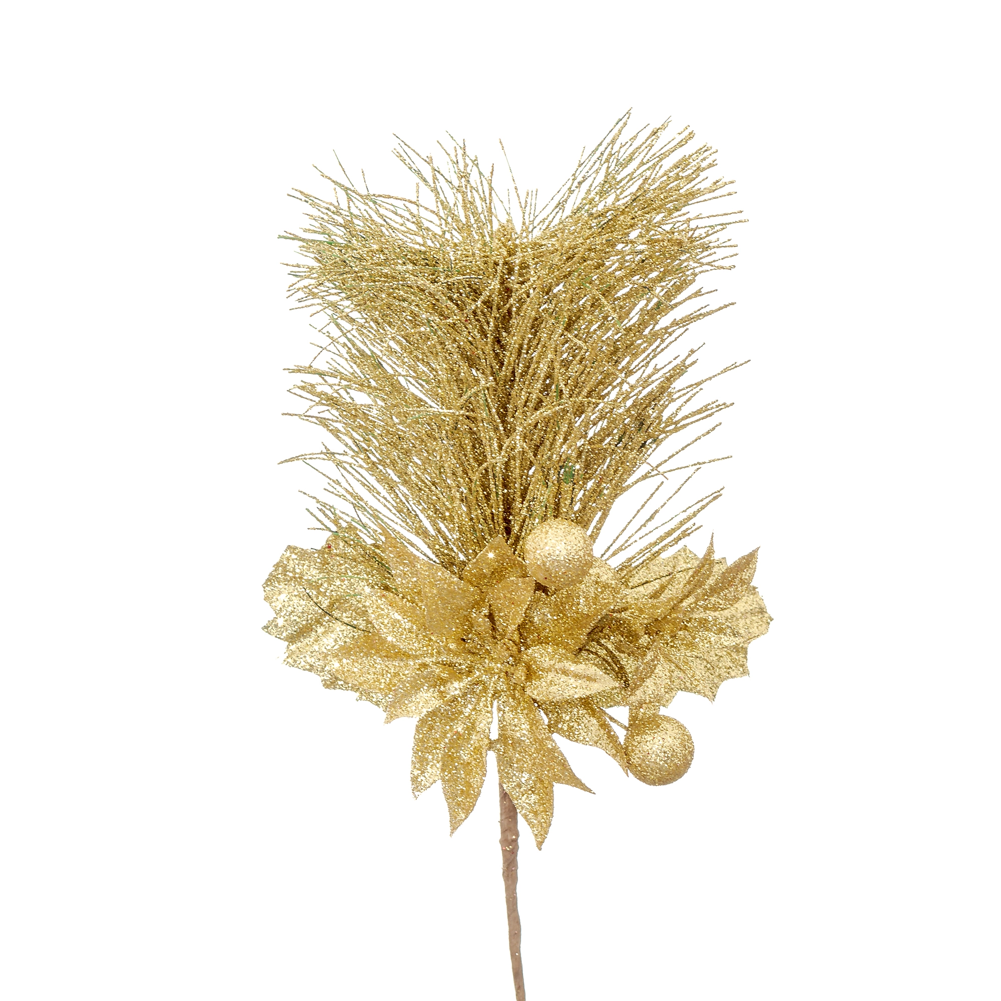 Pick Floral Glitter 20cm 90576mix Bela Flor
