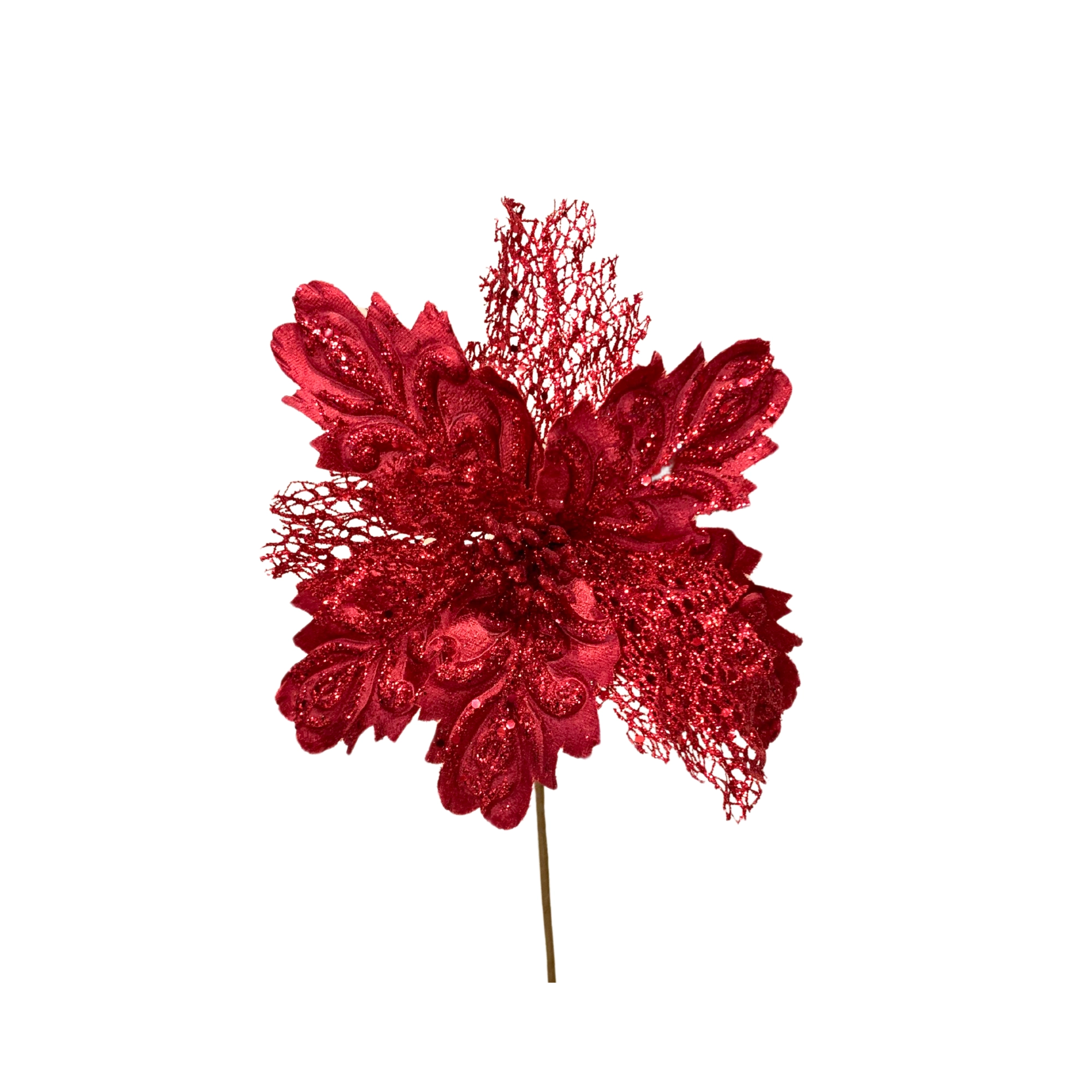 Flor Natal Vermelho 40cm 91236vm Bela Flor