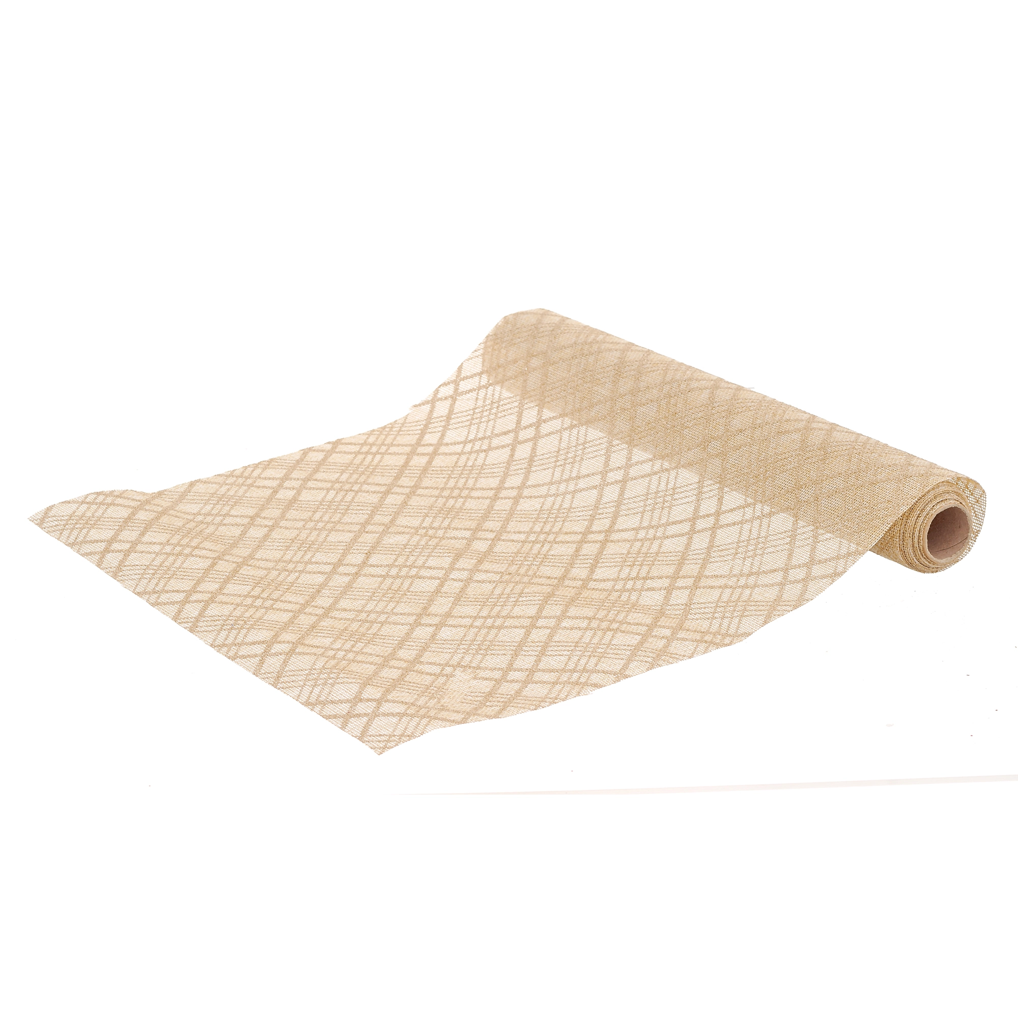 Caminho Mesa Diamante Bege 35x200cm 92157 Bela Flor