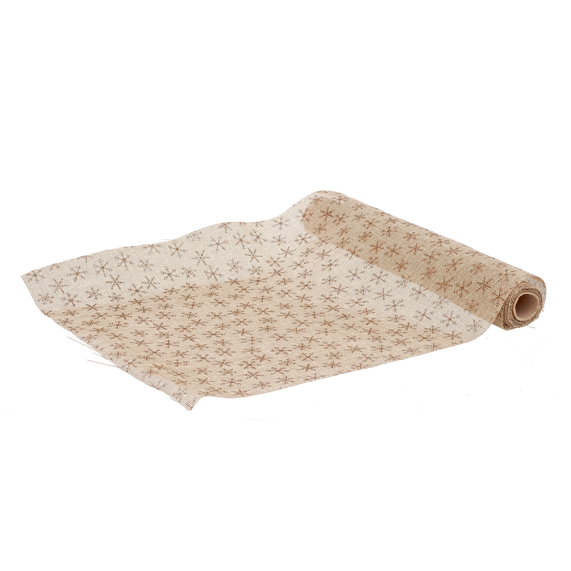Rolo Tela Floco Neve Decorada Cru 35cmx2m 92166 Bela Flor