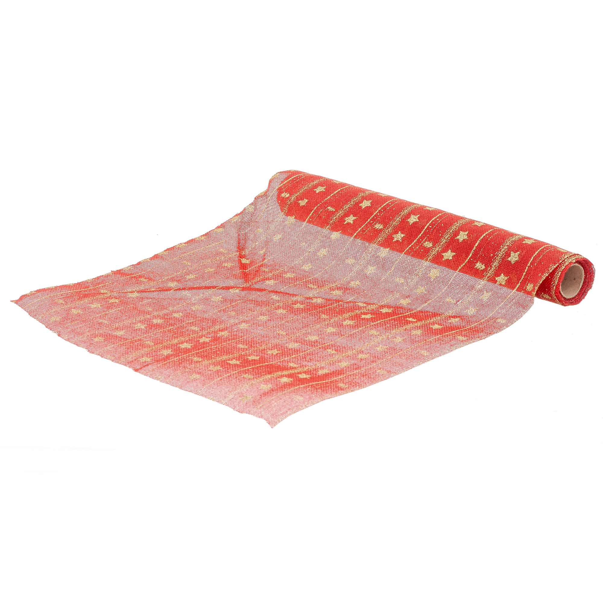 Caminho Mesa Estrela Vermelho 35x200cm 92168 Bela Flor