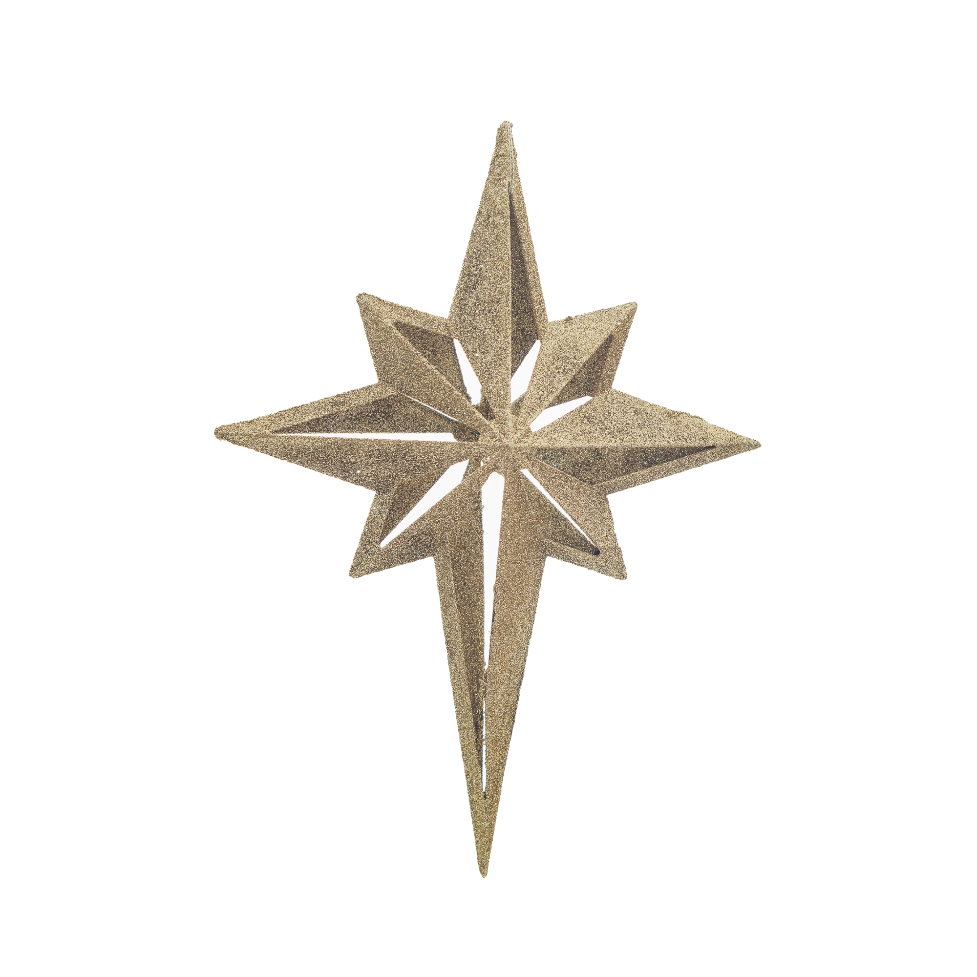 Enfeite Pendurar Estrela Dourada 21x15cm 17092mix Bela Flor