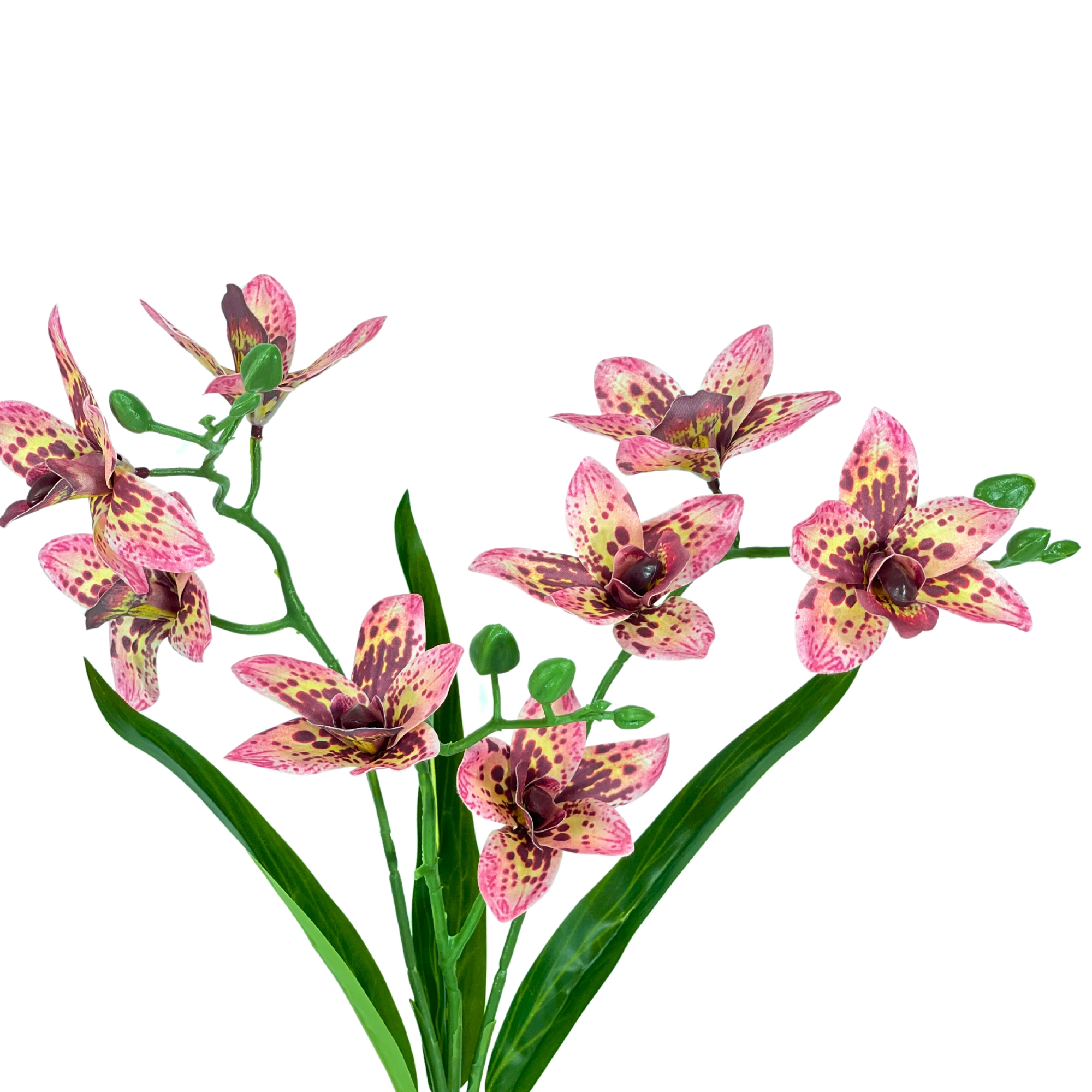 Buque Orquidea Cymbidium X3 Pink 45cm 41806pk Bela Flor