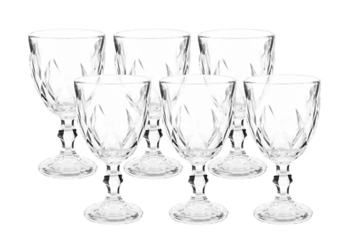 Copo Diamond 330ml Transparent