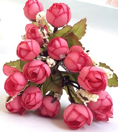 Buque Mini Peonia Sortido 23cm X5 Bela Flor