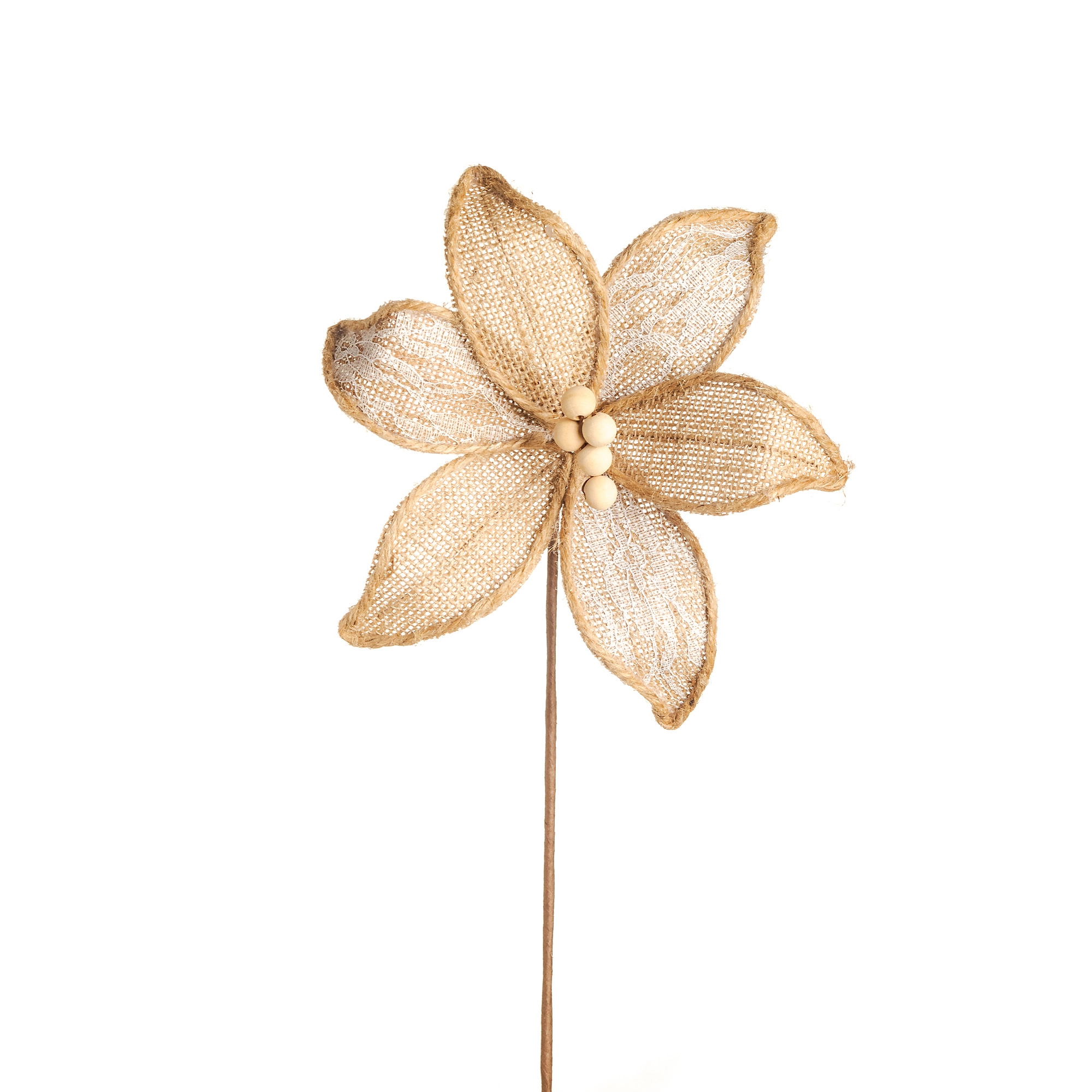 Flor Poinsettia Juta 41cm 98524 Bela Flor