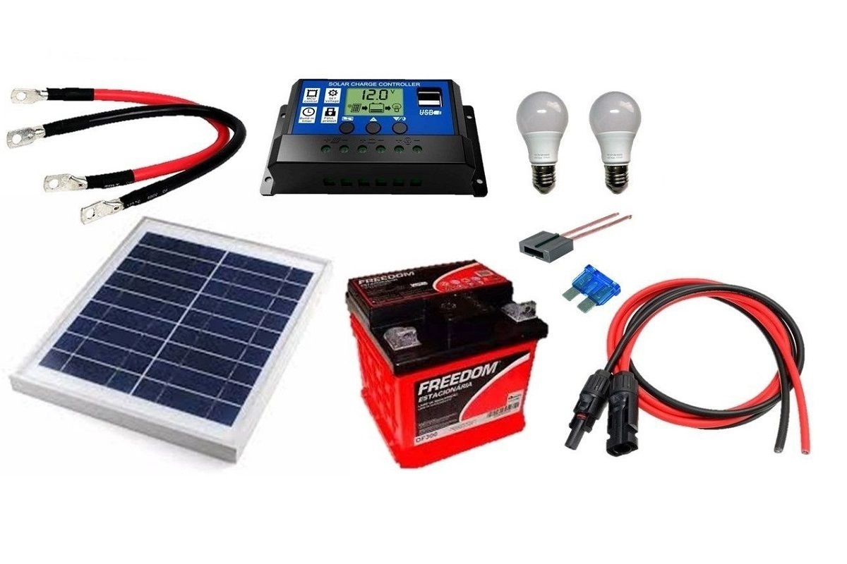 Kit Gerador De Energia Solar Off Grid 10wp
