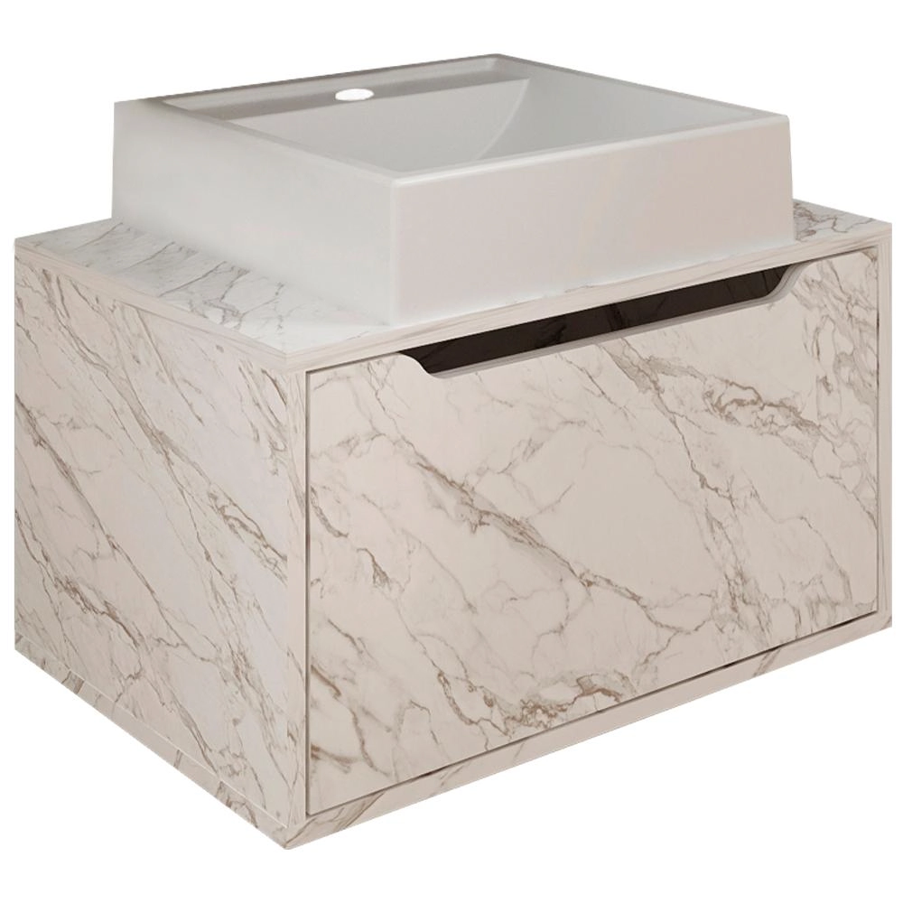 Gabinete Com Cuba Para Banheiro Bn3630x46 Tecno Mobili