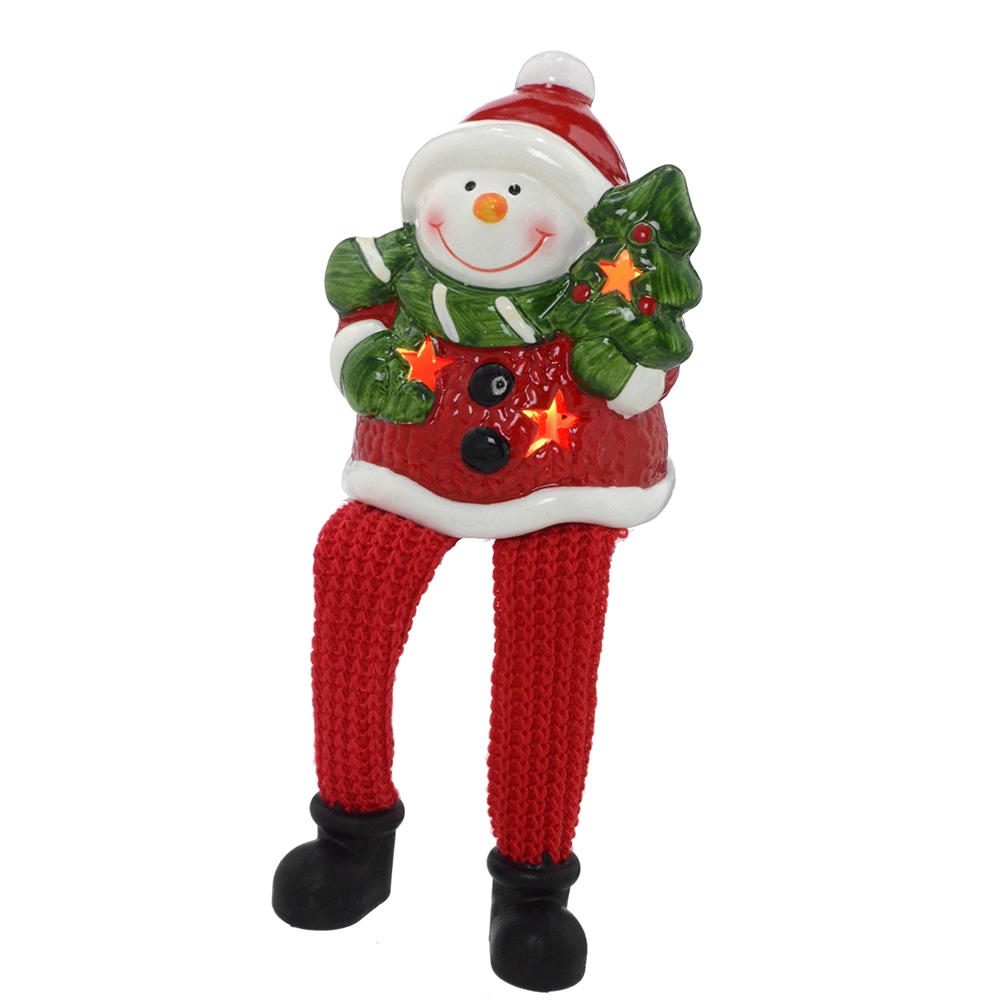 Enfeite Natal Boneco Neve Luz 654 022 Mabruk