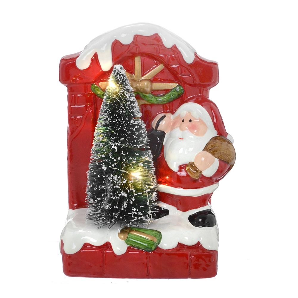 Enfeite Natal Papai Noel Luz 654 041 Mabruk