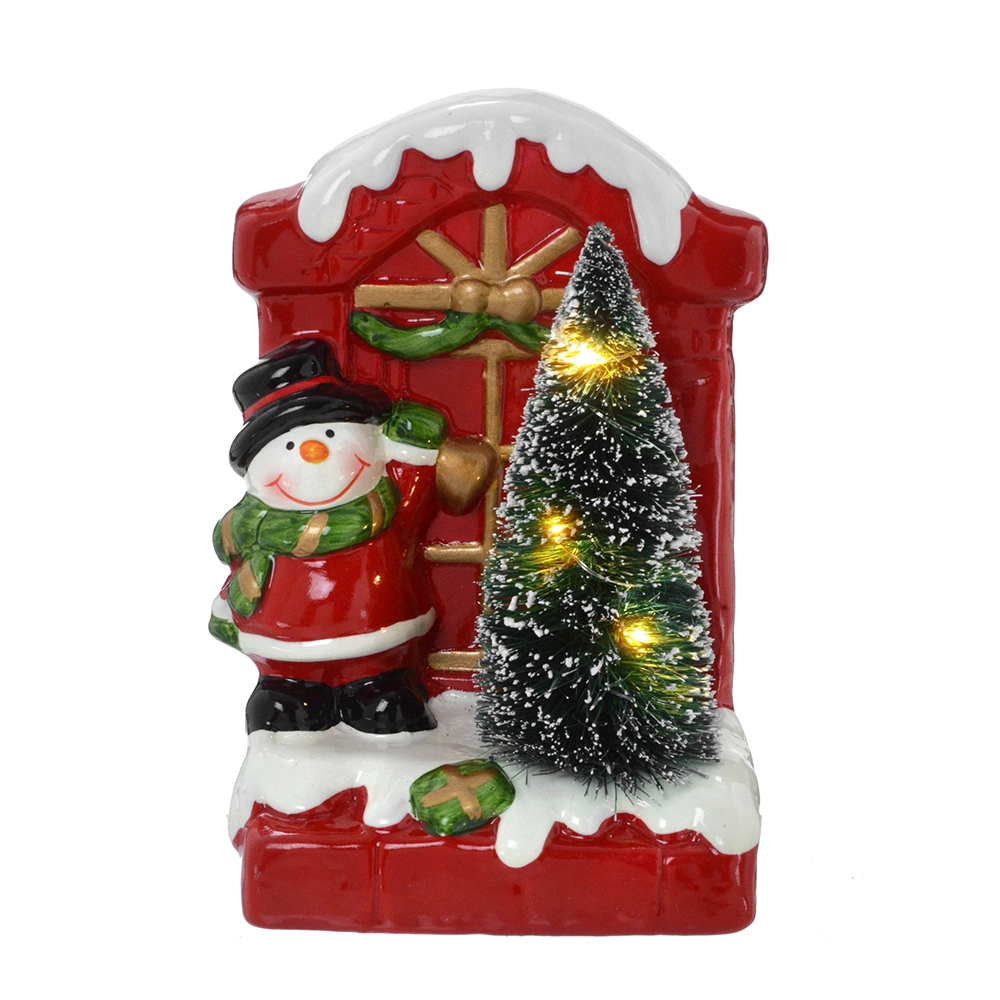 Enfeite Natal Boneco Neve Luz 654 042 Mabruk