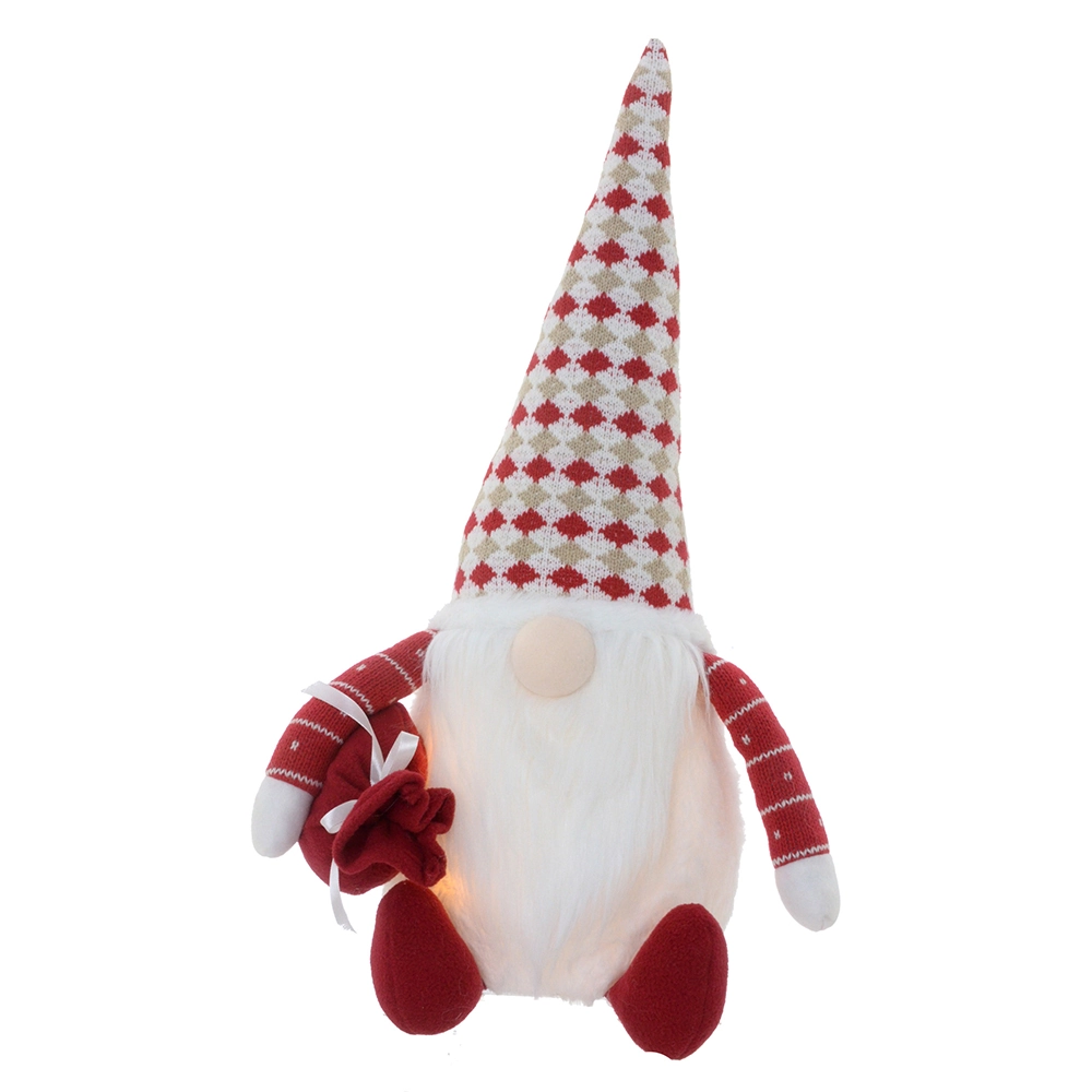 Enfeite Natal Gnomo Luz 606 023 Mabruk