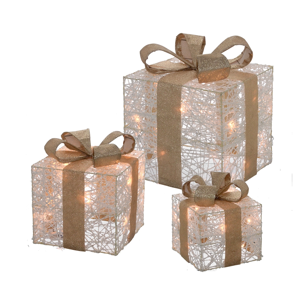 Jogo Caixa Natal Luz 3pcs 614 071 Mabruk