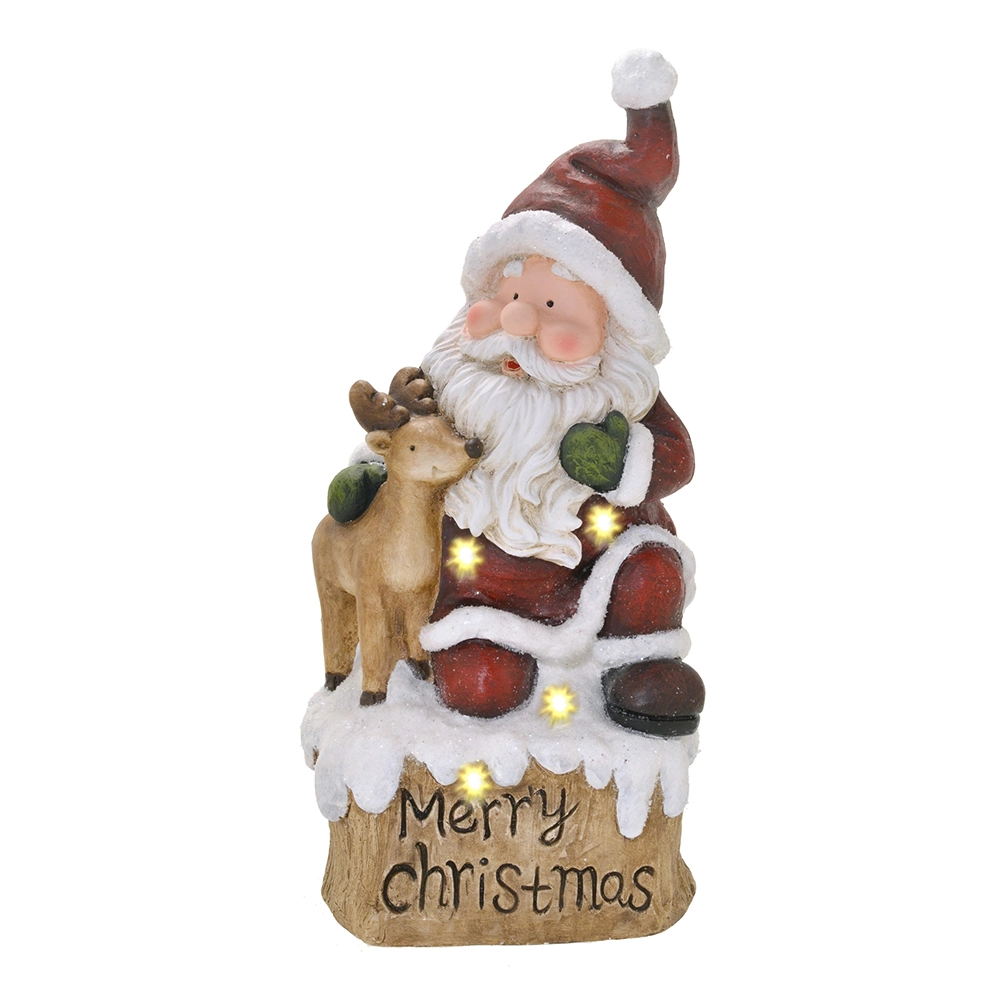 Enfeite Natal Papai Noel Luz 185 088 Mabruk