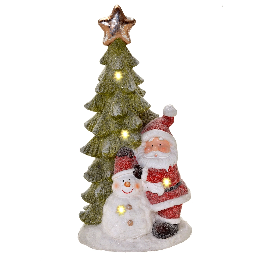 Enfeite Natal Papai Noel Luz 185 096 Mabruk