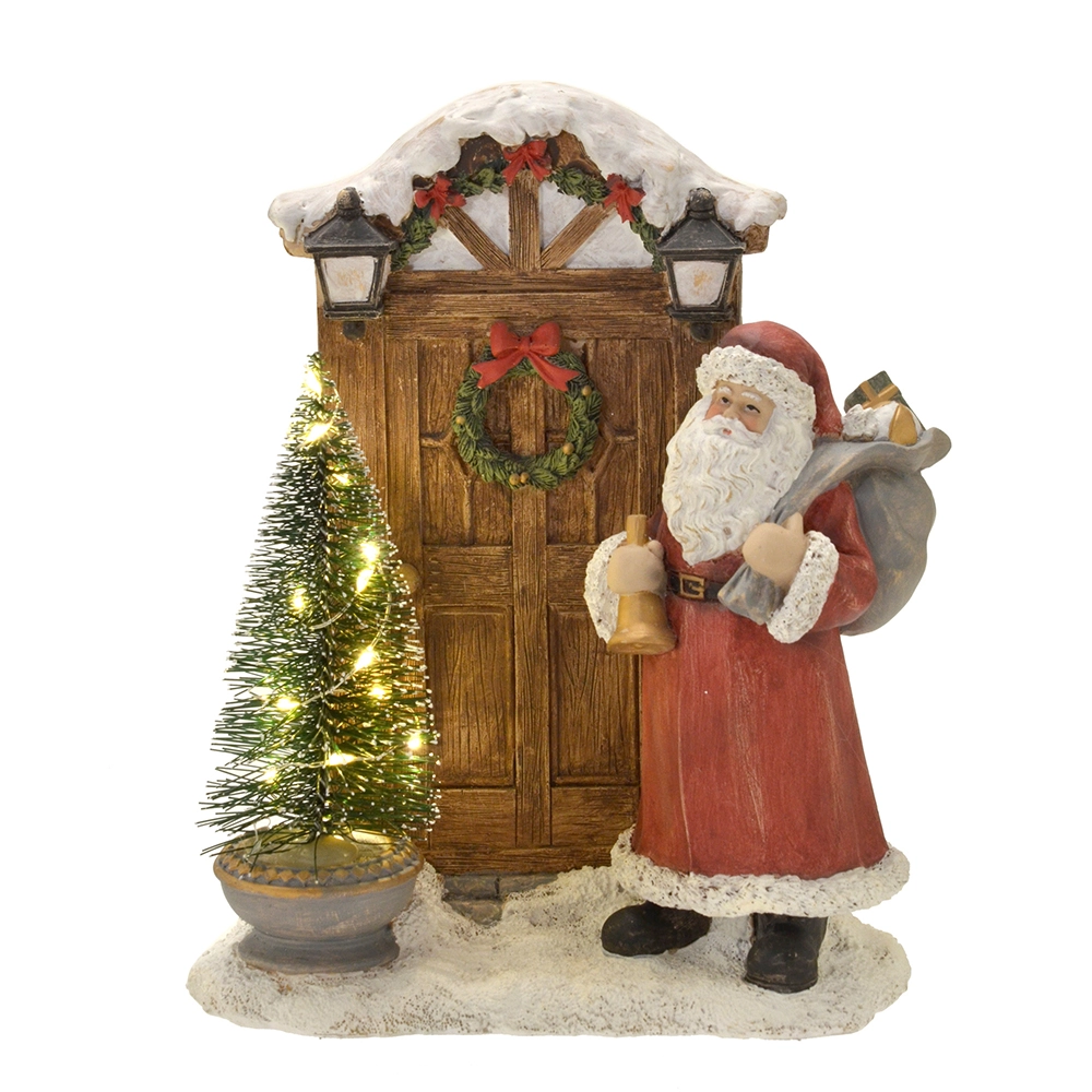 Enfeite Natal Papai Noel Luz 632 052 Mabruk
