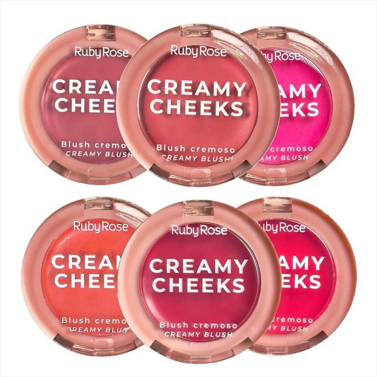 Hbm02 4 Creamy Cheeks Honey Glow Ruby Rose