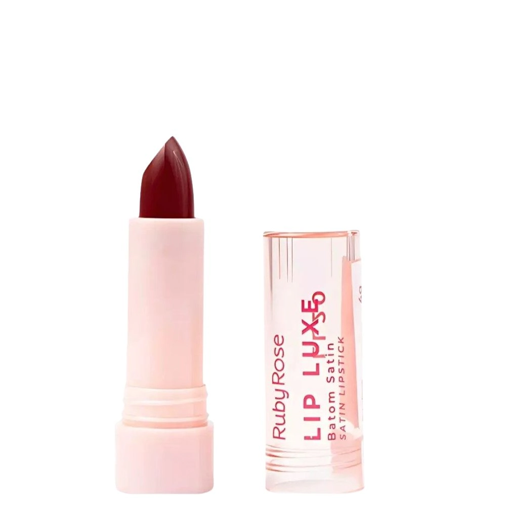 Hbl6000 4 Batom Satin Lip Luxe Ll40 Ruby Rose