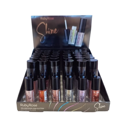 Delineador Glitter Shine Ruby Rose