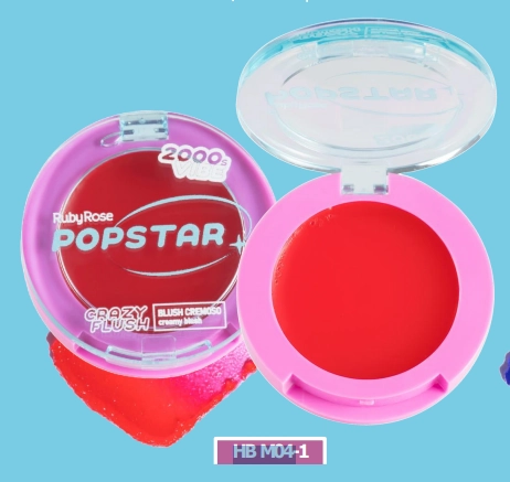Blush Crem R.rose Popstar Crazy Flush Ego
