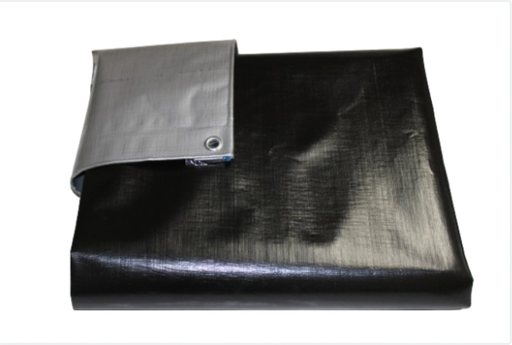Lona Multiuso Impermeável 310 5x6 Preto E Prata - Primelonas Sk