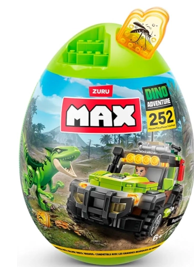 Bloco P/montar Max Dino Adventure C/252 Candide