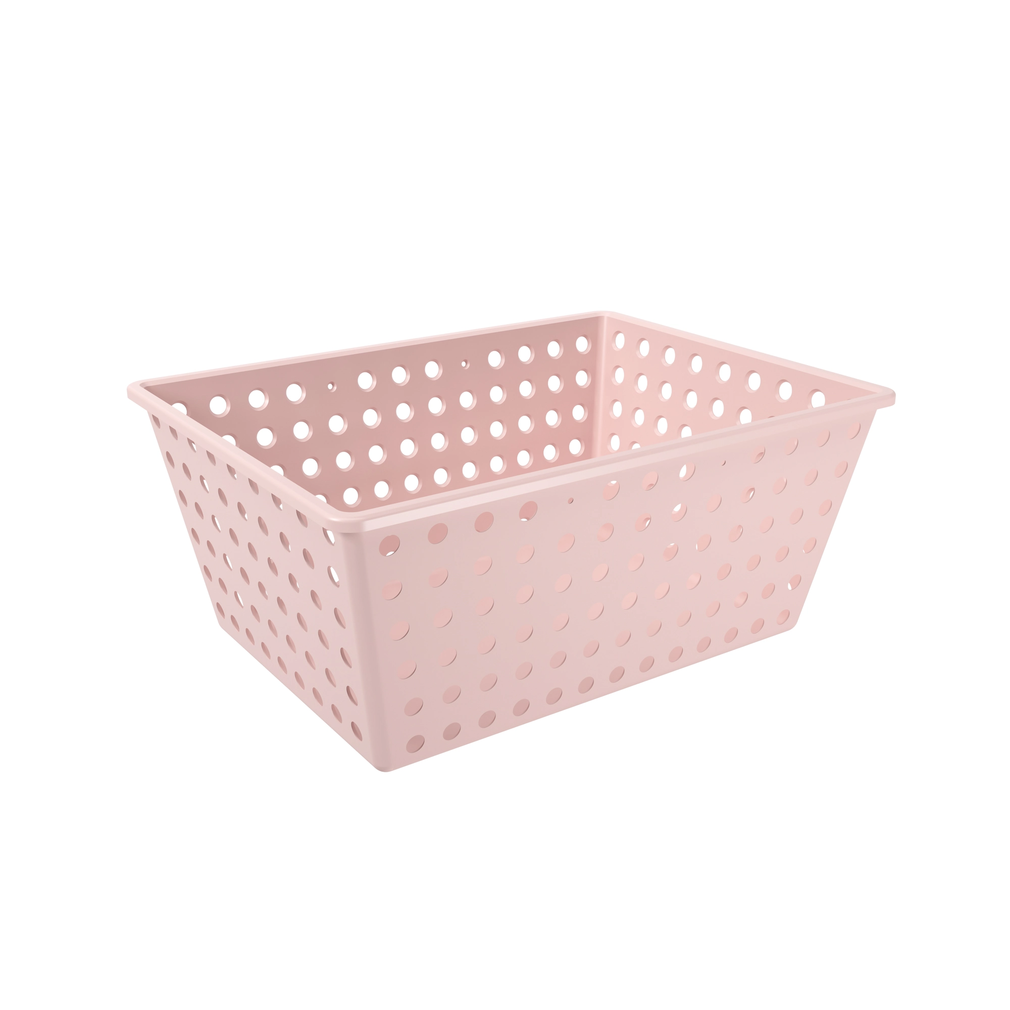 Cesta Org Pls 30x39cm Rosa 10818 Coza
