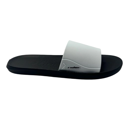 Sandalia Rider Feel Slide Preto/branco