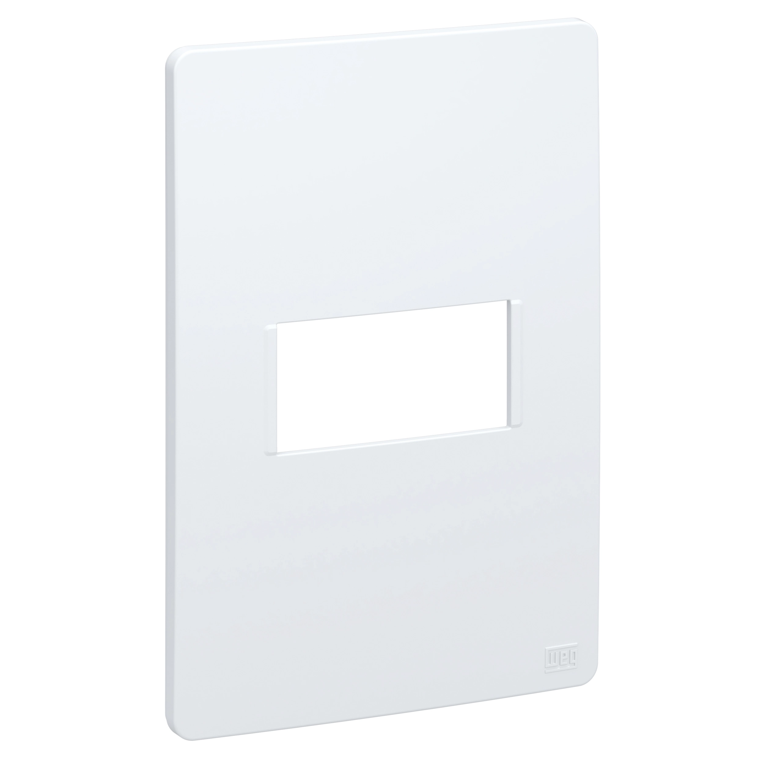 Placa 4x2" Esatta 1 Posição Branco Acetinado
