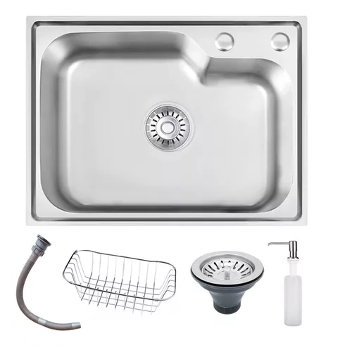 Cuba Cozinha Gourmet 56x42 Cm Inox Prata Escovado Luxo Brinovar