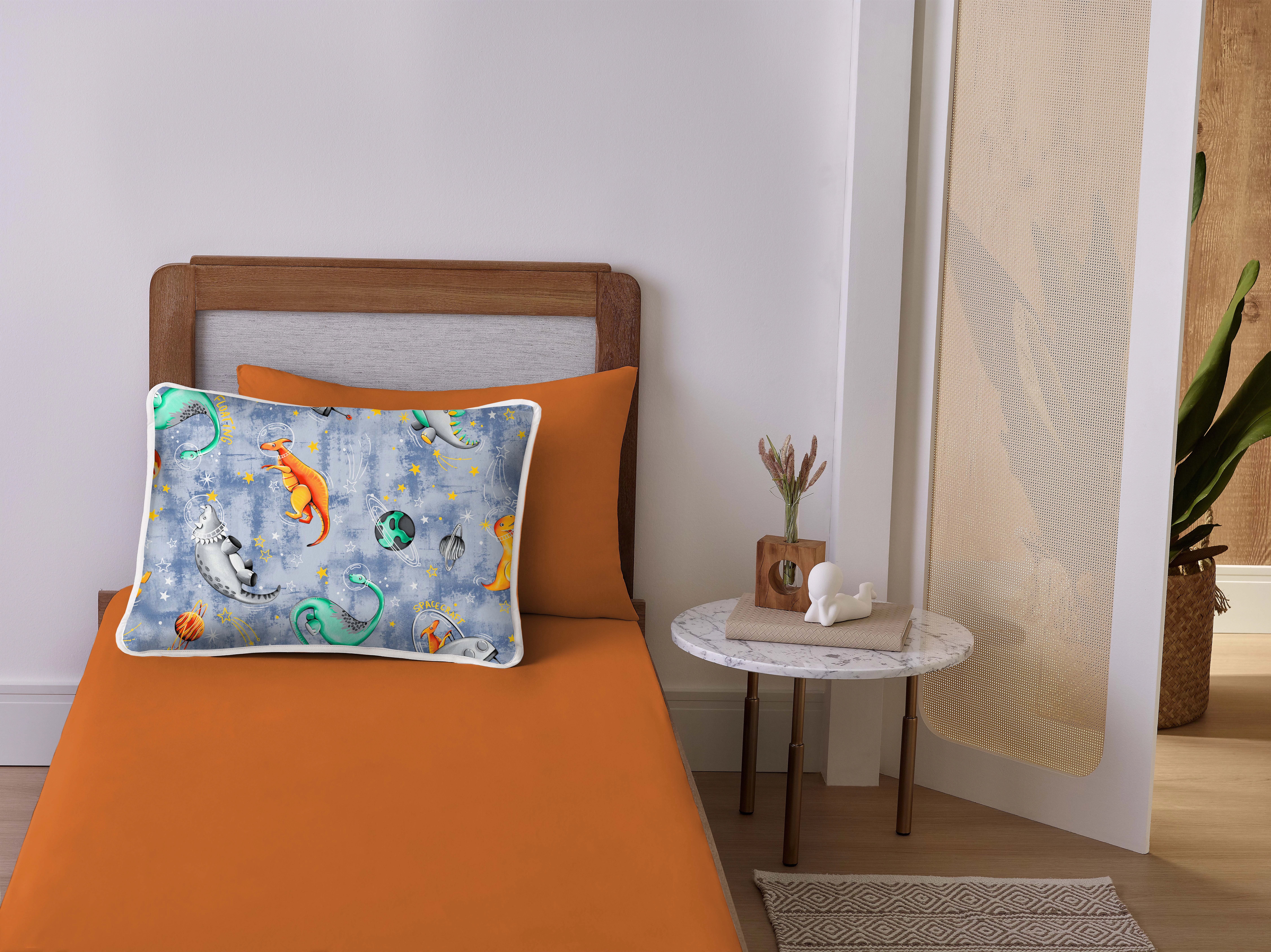 Kit Cama Solteiro Dino Space 88x188cm 2pcs 66.70.00033693 Sul Brasil