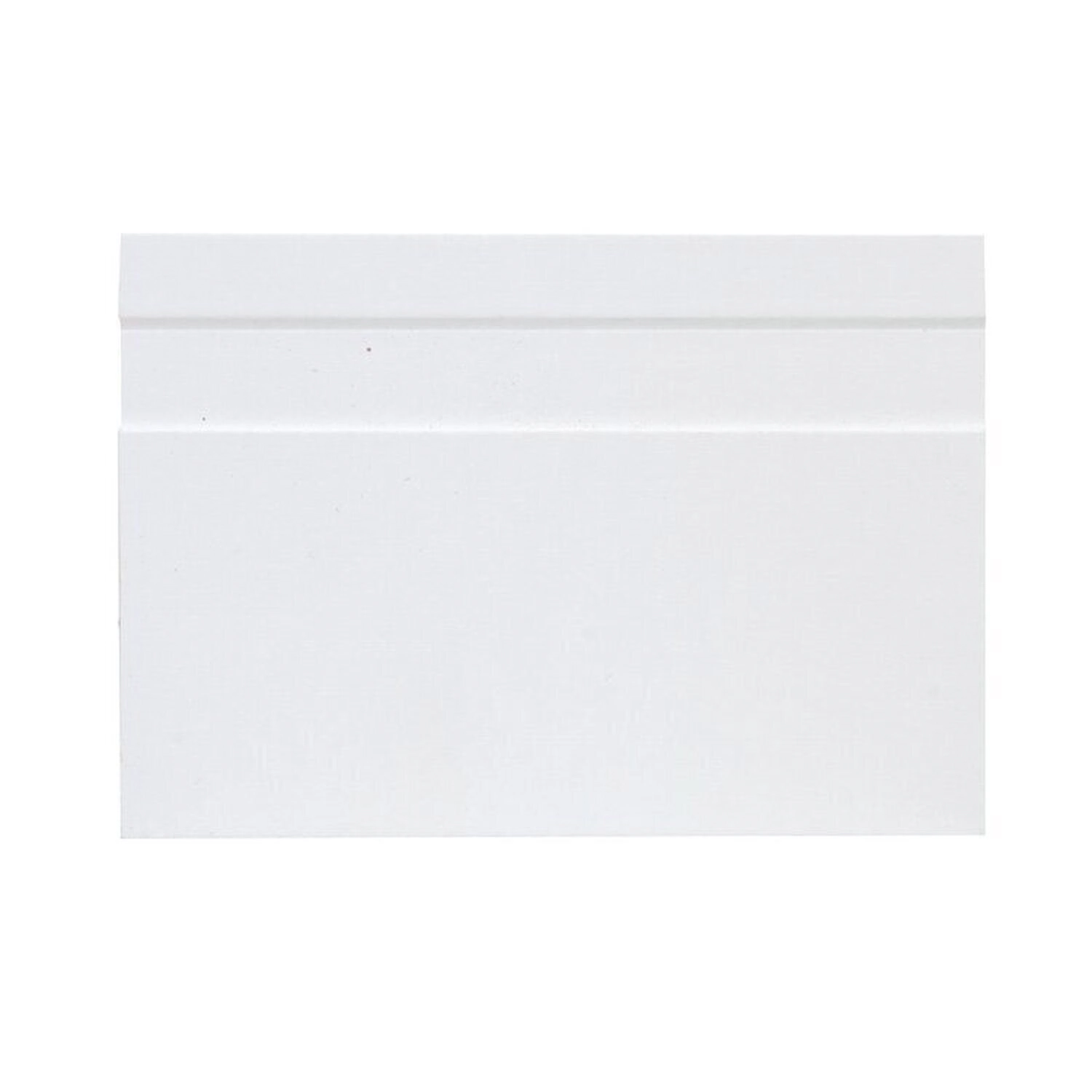 Kit Com 12 Rodapé Mdf 15cm X 8cm Suprema Branco