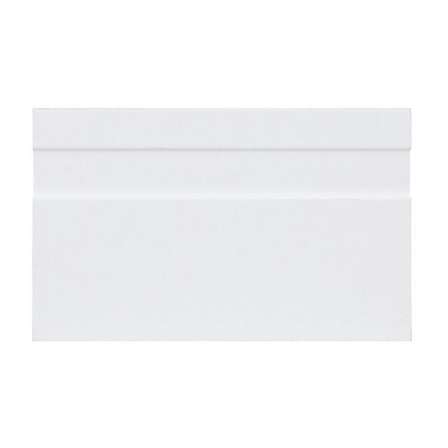 Kit Com 24 Rodapé Mdf 15cm X 7cm Suprema Branco