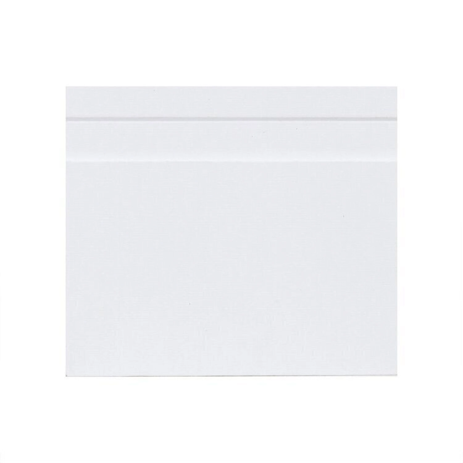 Kit Com 18 Rodapé Mdf 15cm X 10cm Suprema Branco
