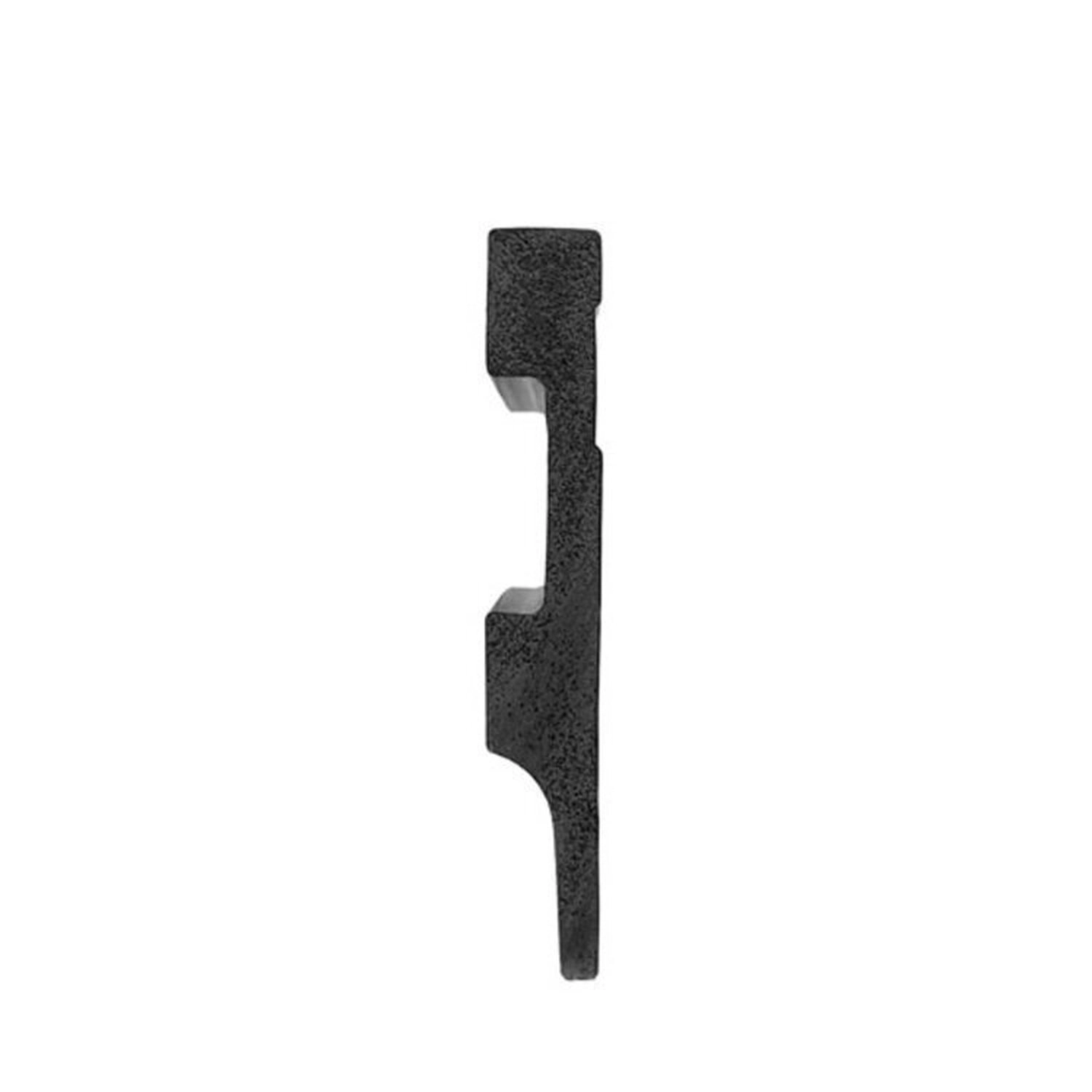 Kit 60 Metros Lineares Rodapé Frisado 7cm Em Poliestireno Floort Preto